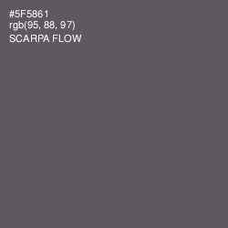 #5F5861 - Scarpa Flow Color Image